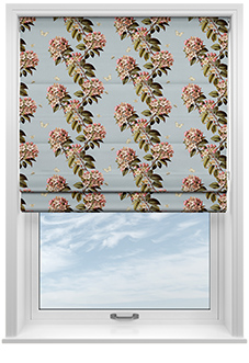 Upton, Aprils Bloom Smokes - Roman Blind